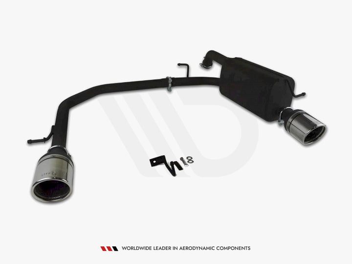 Ford Fiesta Mk7 HIGH Quality DUAL EXIT Stainless Steel Axle-back Exhaust System With Silencer And Exhaust Pipes