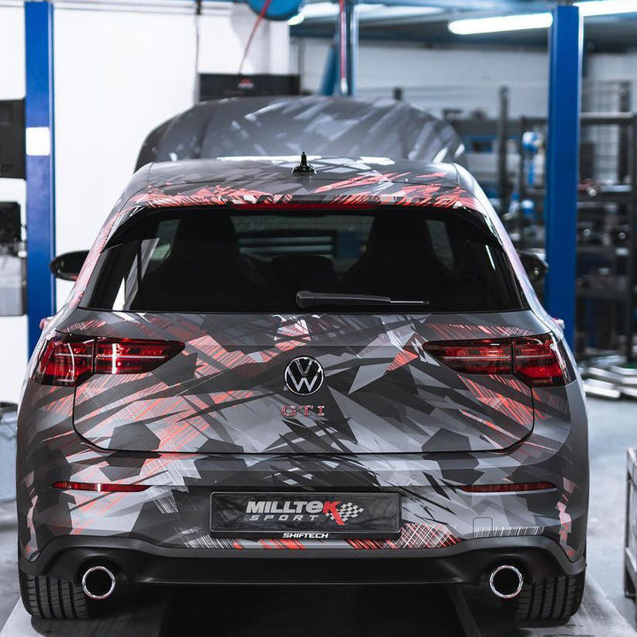 Milltek Volkswagen Golf Mk8 GTi Clubsport (300ps OPF/GPF Equipped Models Only) 2021-2023 Particulate Filter-back Exhaust