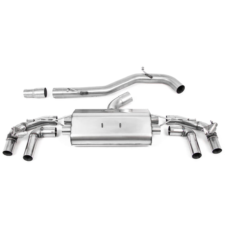 Milltek Volkswagen Golf Mk8 R 2.0 TSI 320PS (GPF Equipped Models Only) 2021-2023 Particulate Filter-back Exhaust