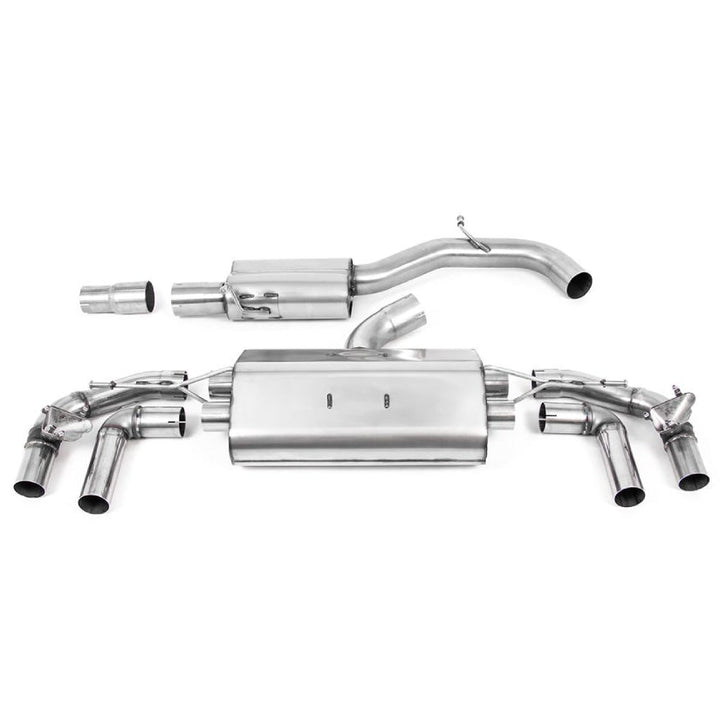 Milltek Volkswagen Golf Mk8 R 2.0 TSI 320PS (GPF Equipped Models Only) 2021-2023 Particulate Filter-back Exhaust